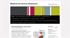Desktop Screenshot of mz-geiststrasse.de