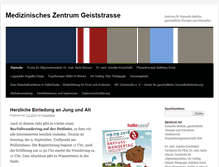 Tablet Screenshot of mz-geiststrasse.de